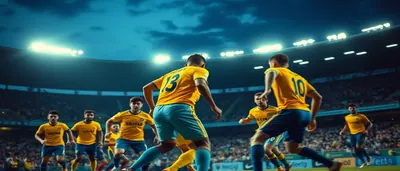 A hyper-realistic editorial shot of a preseason friendly on a sun-lit pitch: Rubén de la Barrera, mid-30s, short dark...